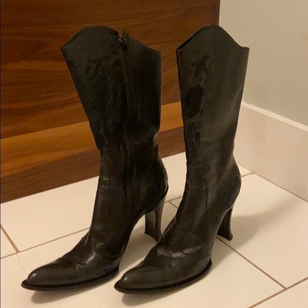 Stunning Gianni Barbato black boots